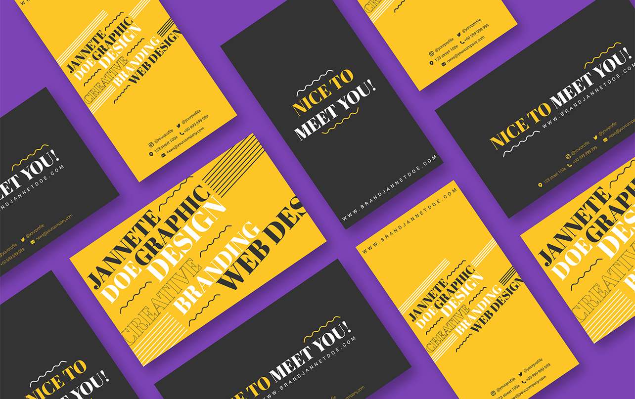 Business card and brand identity design services