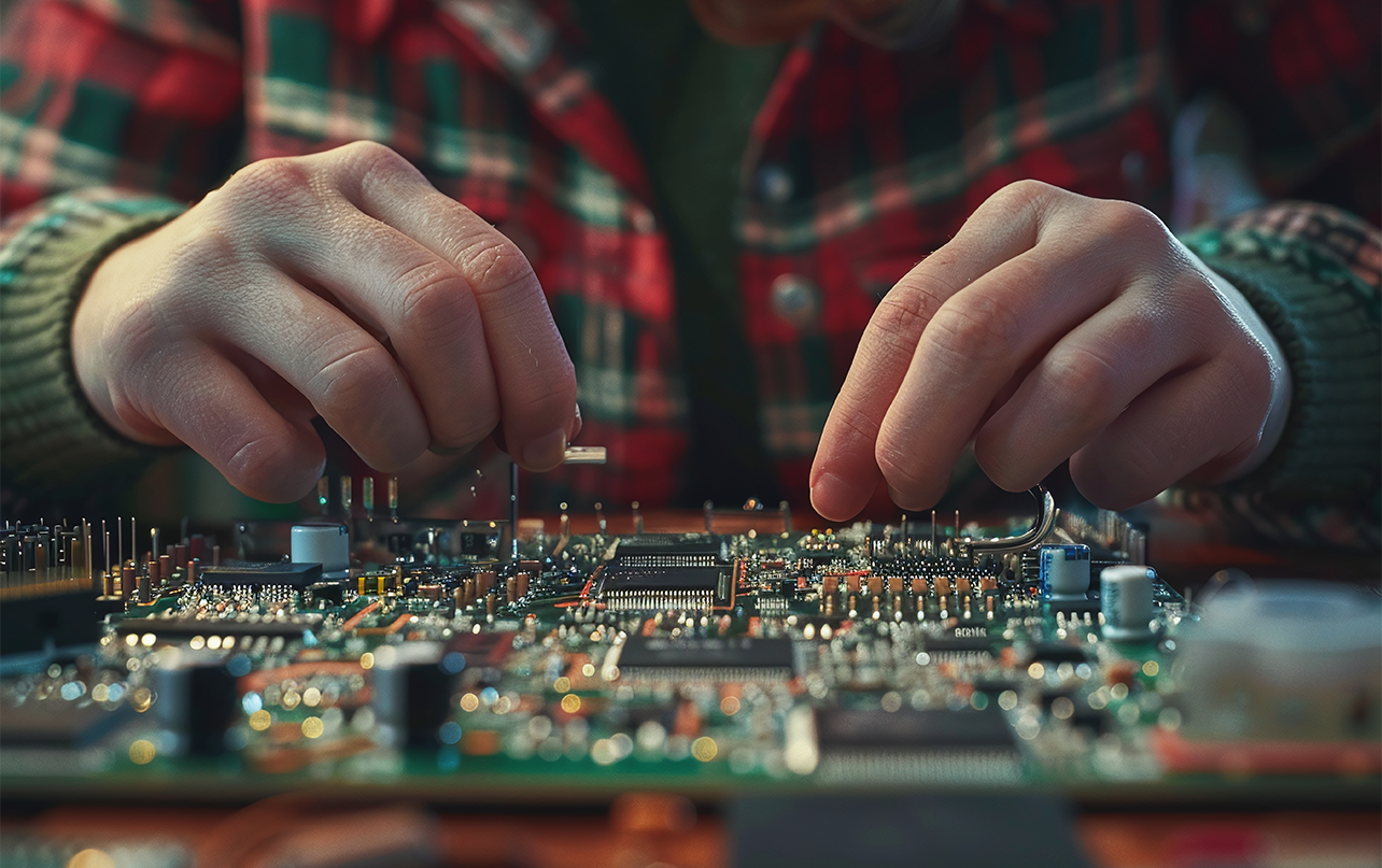 Electronic circuit board used for embedded hardware development