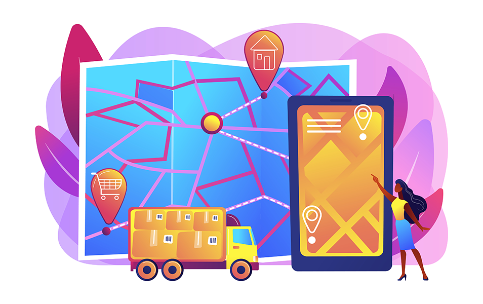 Logistics delivery route planning and shipment tracking system