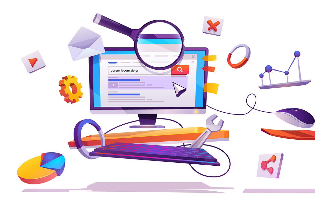 Search engine optimization services including keyword research content optimization and search rankings