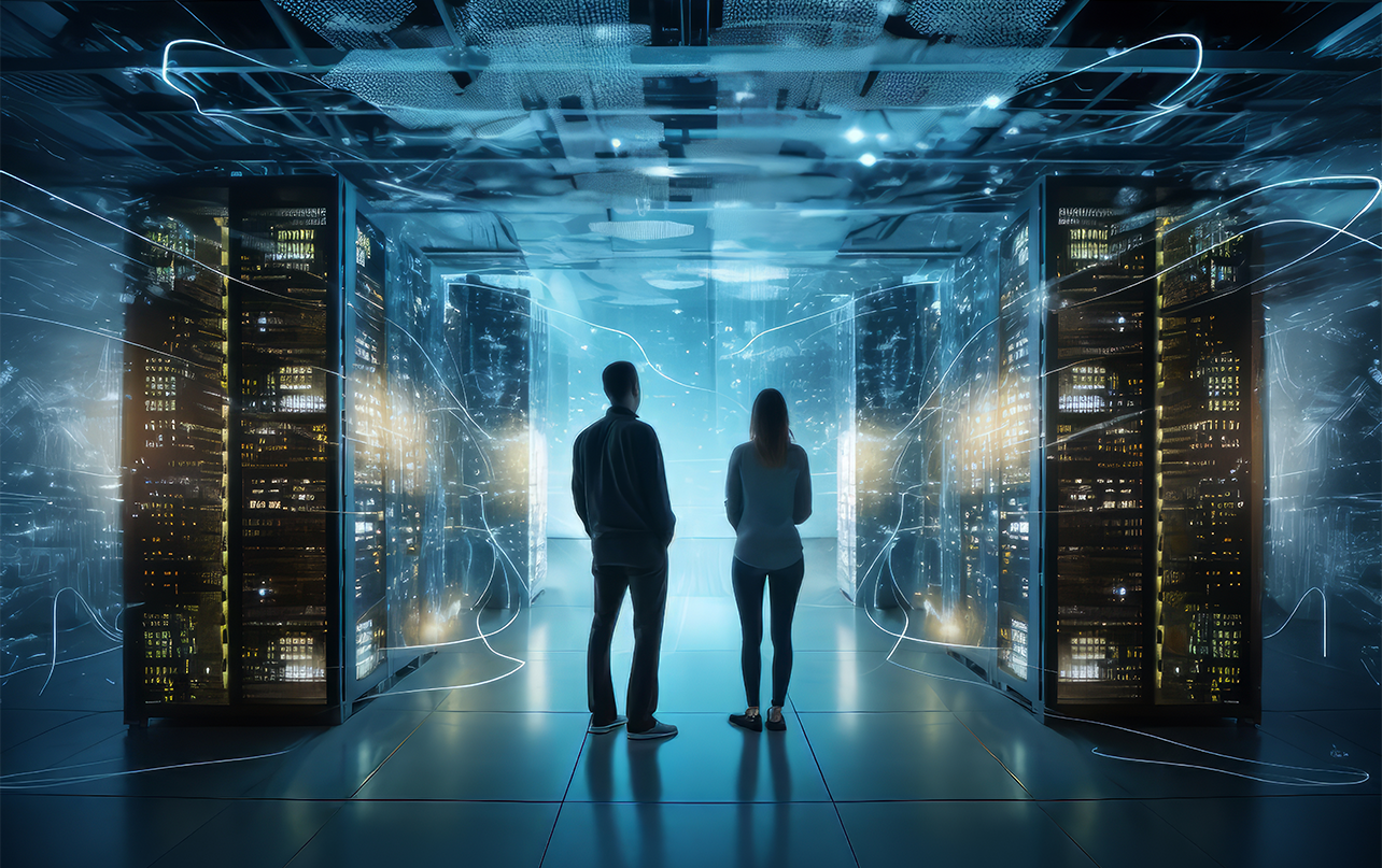 Data center server infrastructure for website hosting and deployment