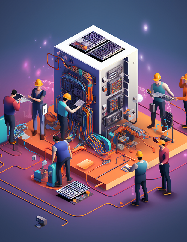 Server setup, configuration, and maintenance services